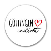 Aufkleber Göttingen verliebt Sticker 10cm