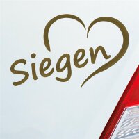 Auto Aufkleber Siegen Herz Stadt City Love Liebe Heimat...