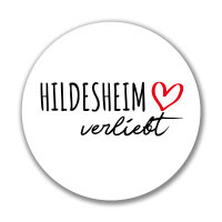 Aufkleber Hildesheim verliebt Sticker 10cm