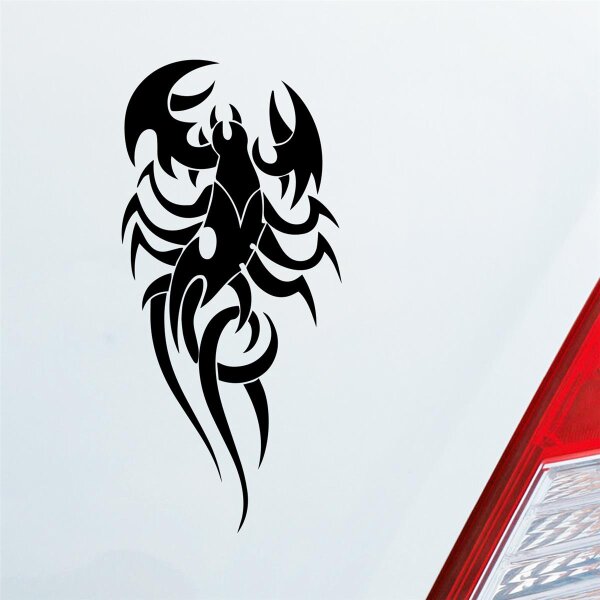 Skorpion Tuning Tribal Sternzeichen Auto Aufkleber Sticker Heckscheibenaufkleber