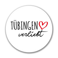 Aufkleber Tübingen verliebt Sticker 10cm