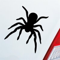 Auto Aufkleber Spinne Spider giftig Tier Ekel Fun 10x10,5 cm