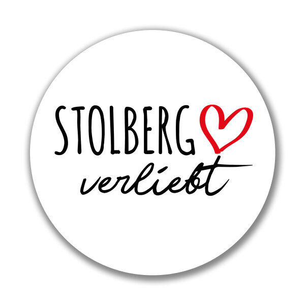 Aufkleber Stolberg (Rheinland) verliebt Sticker 10cm