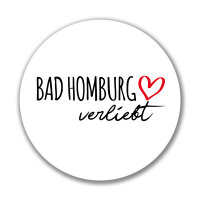 Aufkleber Bad Homburg vor der Höhe verliebt Sticker...