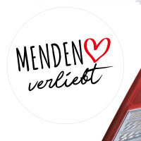 Aufkleber Menden (Sauerland) verliebt Sticker 10cm