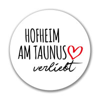 Aufkleber Hofheim am Taunus verliebt Sticker 10cm