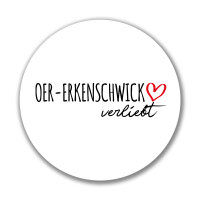 Aufkleber Oer-Erkenschwick verliebt Sticker 10cm