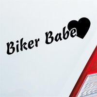 Biker Babe Bikerbabe Motorrad Frau Auto Aufkleber Sticker...