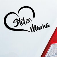 Stolze Mama Liebe Herz Mutter Kind Auto Aufkleber Sticker Heckscheibenaufkleber