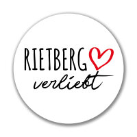 Aufkleber Rietberg verliebt Sticker 10cm
