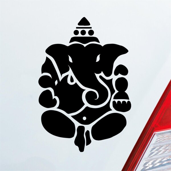 Buddhismus Elefant Ganesha Buddha Auto Aufkleber Sticker Heckscheibenaufkleber