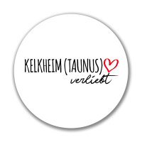 Aufkleber Kelkheim Taunus verliebt Sticker 10cm