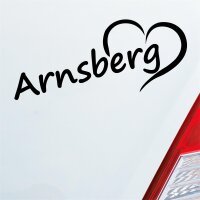 Auto Aufkleber Arnsberg HSK Sauerland Herz Stadt City...