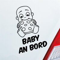 Auto Aufkleber Baby an Bord on Tour Witzig