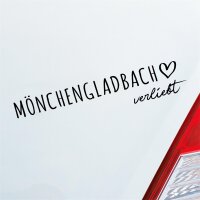Mönchengladbach verliebt Herz Stadt Heimat Liebe Car...