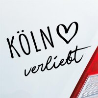 Köln verliebt Herz Stadt Heimat Liebe Car Auto...