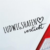 Ludwigshafen verliebt Herz Stadt Heimat Liebe Car Auto...