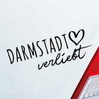 Darmstadt verliebt Herz Stadt Heimat Liebe Car Auto...
