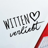 Witten verliebt Herz Stadt Heimat Liebe Car Auto...