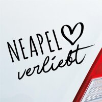 Neapel verliebt Herz Stadt Heimat Liebe Car Auto...