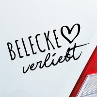 Belecke verliebt Herz Stadt Heimat Liebe Car Auto...