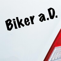 BIKER a.D. außer Dienst Motorrad Bike FUN Auto...