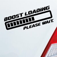 Boost Loading Please Wait Tuning Auto Aufkleber Sticker...
