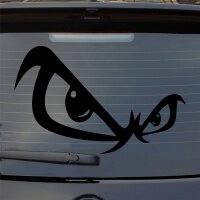 Böse Augen Bad Eyes Tuning Böser Blick JDM Auto Aufkleber Sticker Heckscheibenaufkleber