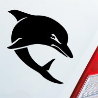 Böser Delphin Delfin Angry Dolphin Tier Tuning Auto Aufkleber Sticker Heckscheibenaufkleber