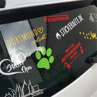 Böser Husky angry Dog Tier Hund Auto Aufkleber Sticker Heckscheibenaufkleber
