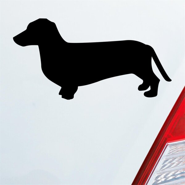 Dackel Dog Hund Tiefergelegt Auto Aufkleber Sticker Heckscheibenaufkleber