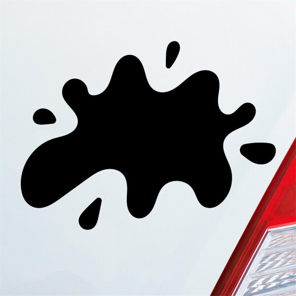 Auto Aufkleber Splash Farbkleks Fun Sticker Heckscheibenaufkleber Autoaufkleber