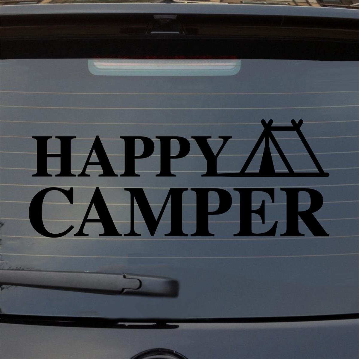 Stickeraffe Heckscheibenaufkleber Happy Camper Zelt Fun Sticker Auto-,  24,99 €