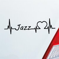 Auto Aufkleber Jazz Puls Herzschlag Fun Sticker...