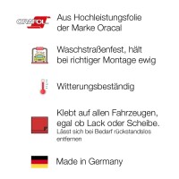 Heckscheibenaufkleber Sächsische Schweiz Puls Herzschlag Fun Sticker Auto-Aufkleber mit Ferien Region Motiv