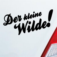 Der kleine Wilde! Car Tuning Motorrad Auto Aufkleber Sticker Heckscheibenaufkleber