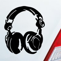DJ Kopfhörer Head Phones Music Auto Aufkleber...