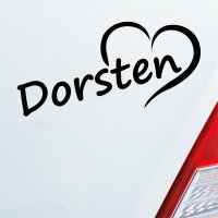 Auto Aufkleber Dorsten Herz Stadt City Liebe Love Heimat...