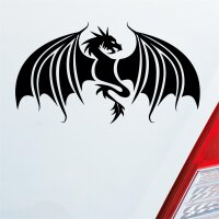 Drache Dragon Chinesisch Game Thrones Auto Aufkleber Sticker Heckscheibenaufkleber
