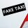 Fake Taxi Car Schriftzug Auto Aufkleber Sticker Heckscheibenaufkleber
