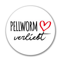 Aufkleber Pellworm verliebt Sticker