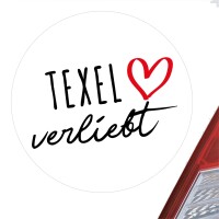 Aufkleber Texel verliebt Sticker