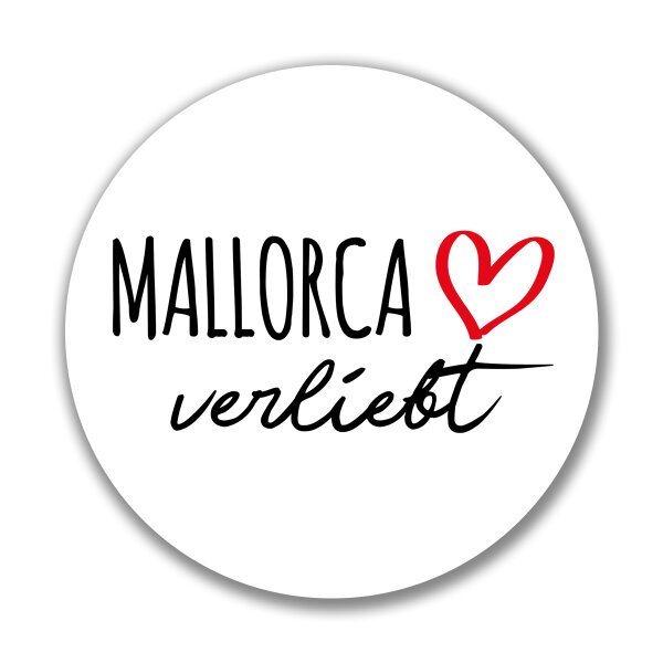 Aufkleber Mallorca verliebt Sticker