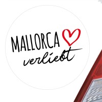 Aufkleber Mallorca verliebt Sticker