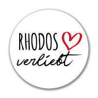 Aufkleber Rhodos verliebt Sticker