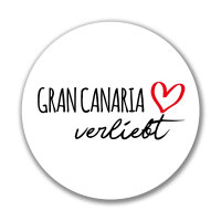 Aufkleber Gran Canaria verliebt Sticker