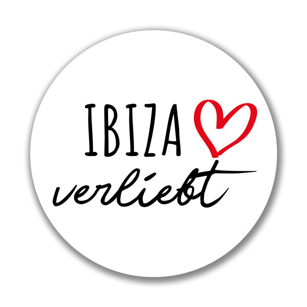 Aufkleber Ibiza verliebt Sticker