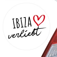 Aufkleber Ibiza verliebt Sticker