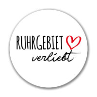 Aufkleber Ruhrgebiet verliebt Sticker 10cm