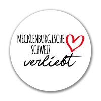 Aufkleber Mecklenburgische Schweiz verliebt Sticker 10cm